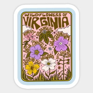 Virginia Wildflowers Sticker